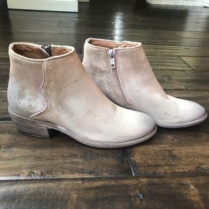 frye women's carson piping bootie ankle boot